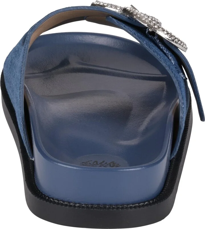 Gc Shoes Women's Jordyn Double Band Embellished Slide Footbed Sandals - Image 7