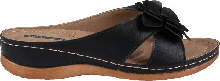 Gc Shoes Women's Joy Flower Rosette Comfort Sandals - Image 2