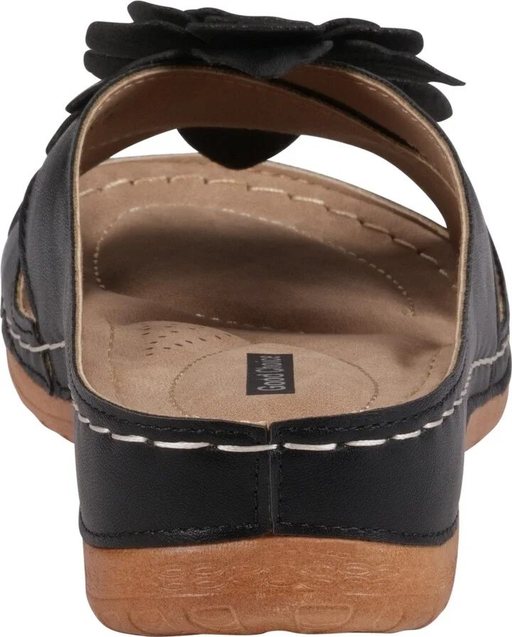 Gc Shoes Women's Joy Flower Rosette Comfort Sandals - Image 3