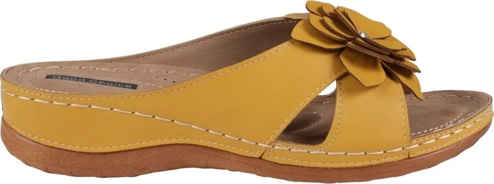 Gc Shoes Women's Joy Flower Rosette Comfort Sandals - Image 10