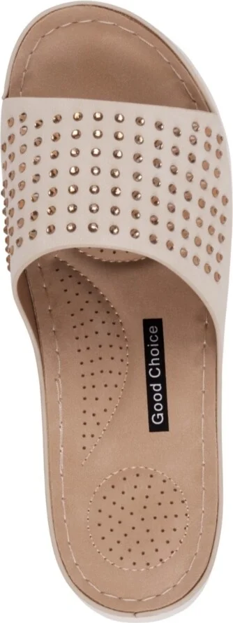Gc Shoes Women's Julie Embellished Comfort Flat Sandals - Image 4