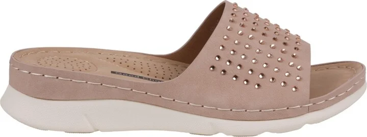 Gc Shoes Women's Julie Embellished Comfort Flat Sandals - Image 6