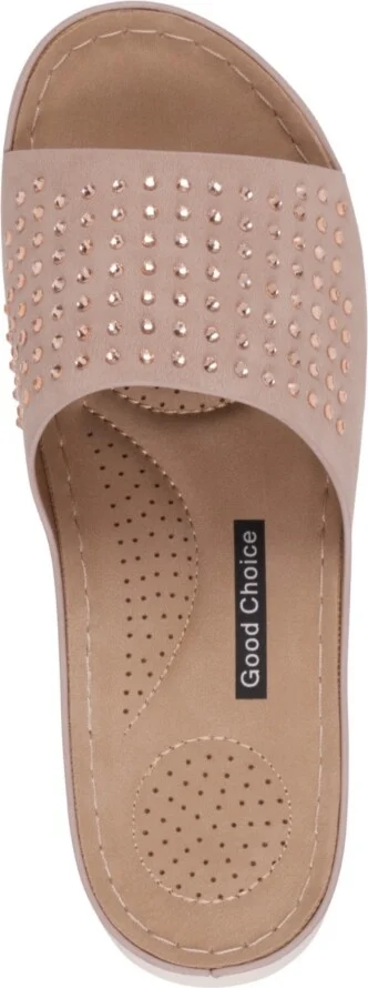 Gc Shoes Women's Julie Embellished Comfort Flat Sandals - Image 8