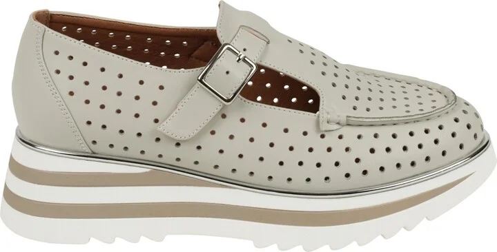 Gc Shoes Women's Karmine Laser Cut Mary Jane Platform Loafers - Image 6