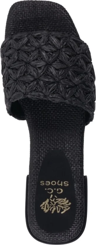 Gc Shoes Women's Kendra Woven Single Band Flat Sandals - Image 8