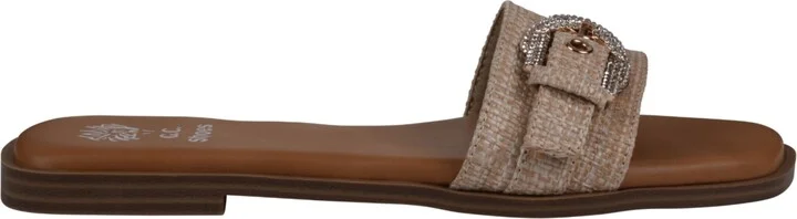 Gc Shoes Women's Kenna Embellished Buckle Flat Sandals - Image 2