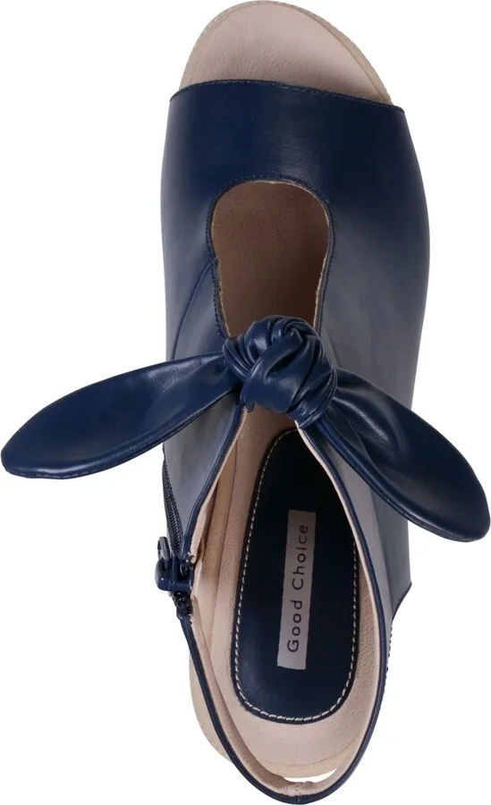 Gc Shoes Women's Kimora Knot Detail Block Heel Dress Sandals - Image 8