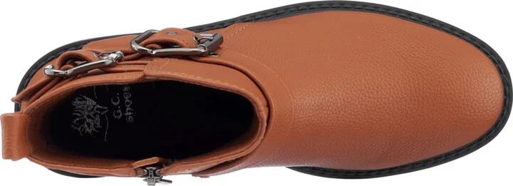 Gc Shoes Women's Kingsburg Lug Sole Buckle Ankle Booties - Image 4