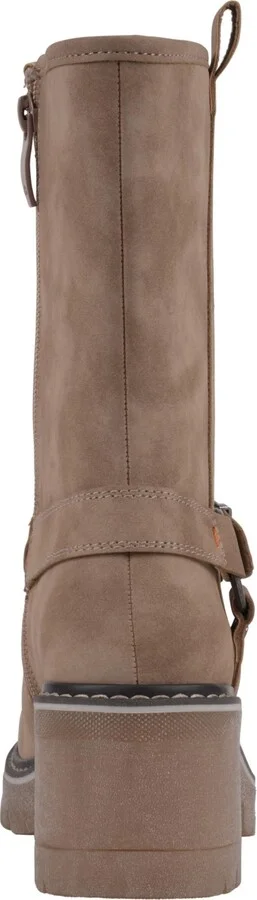 Gc Shoes Women's Knox Buckle Lug Sole Block Heel Mid Calf Boots - Image 8