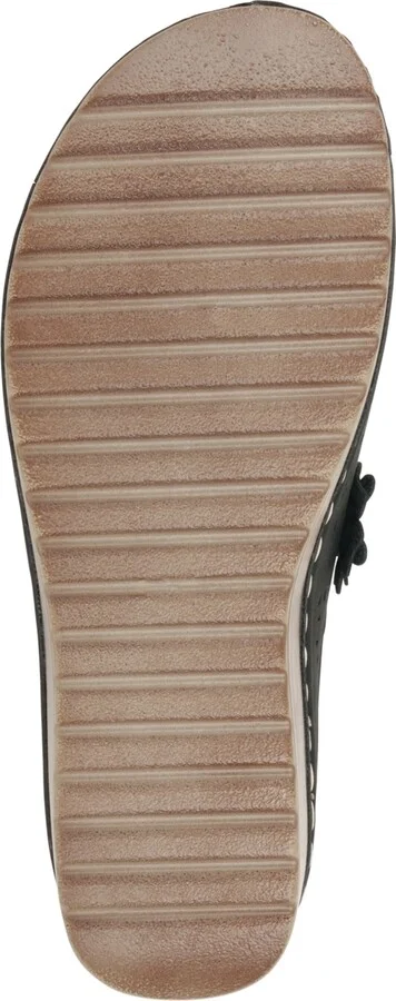 Gc Shoes Women's Krista Perforated Flower Wedge Mules - Image 5