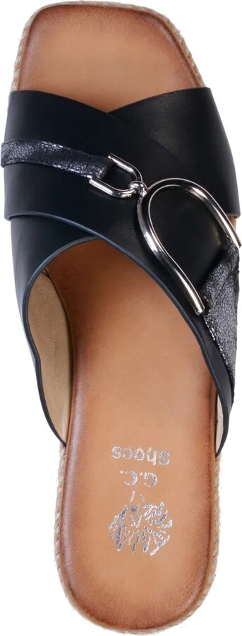 Gc Shoes Women's Lindsey Strappy Platform Slide Sandals - Image 4