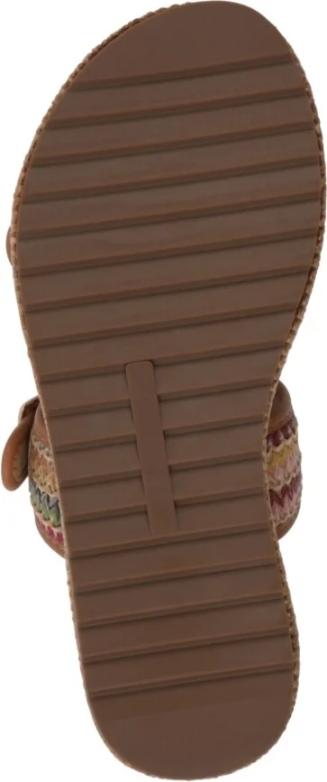 Gc Shoes Women's Lorena Woven Double Band Slide Platform Sandals - Image 5
