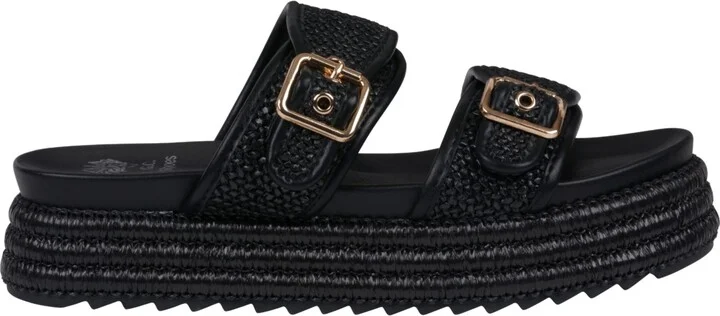 Gc Shoes Women's Lorena Woven Double Band Slide Platform Sandals - Image 10