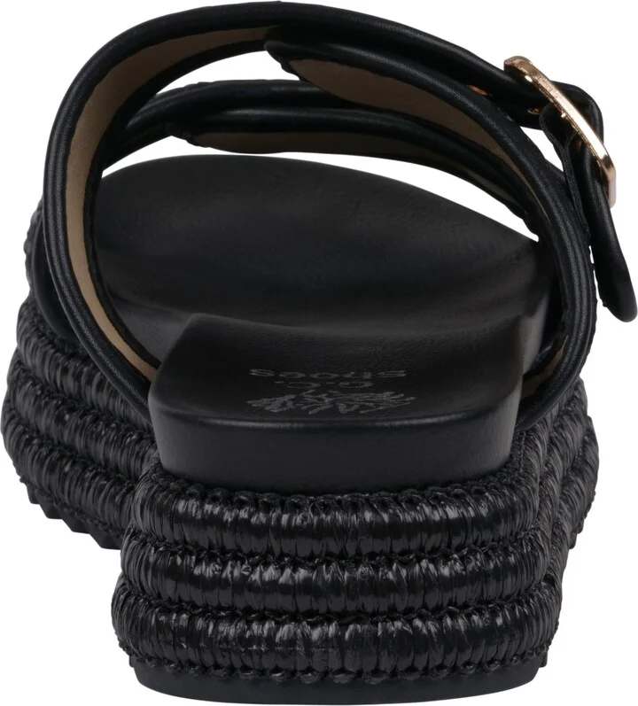 Gc Shoes Women's Lorena Woven Double Band Slide Platform Sandals - Image 11