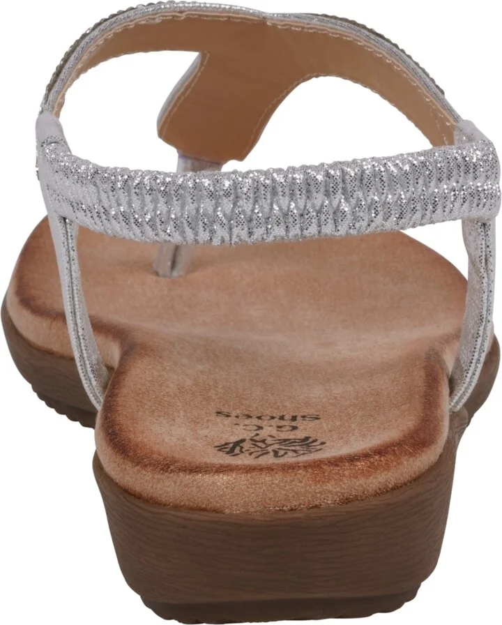 Gc Shoes Women's Lori Embellished Flat Sandals - Image 3