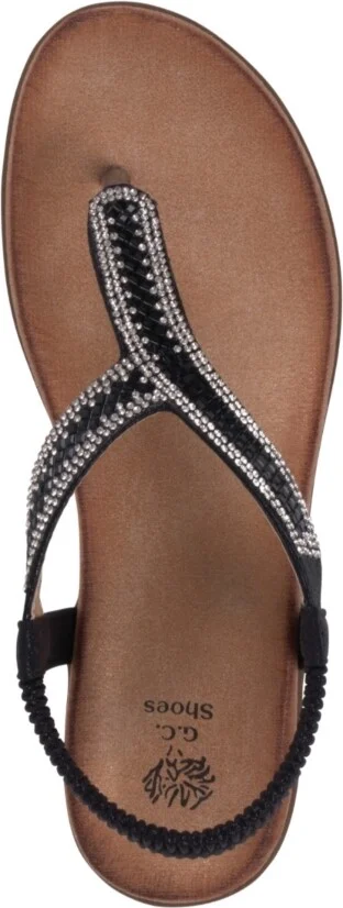 Gc Shoes Women's Lori Embellished Flat Sandals - Image 8