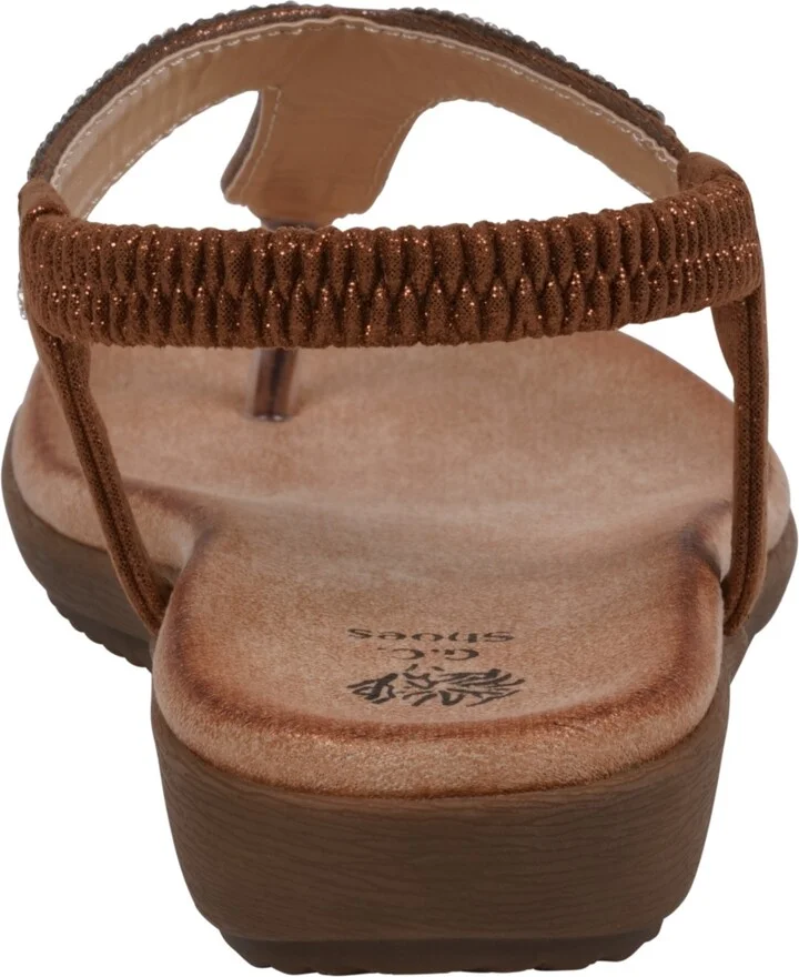 Gc Shoes Women's Lori Embellished Flat Sandals - Image 11