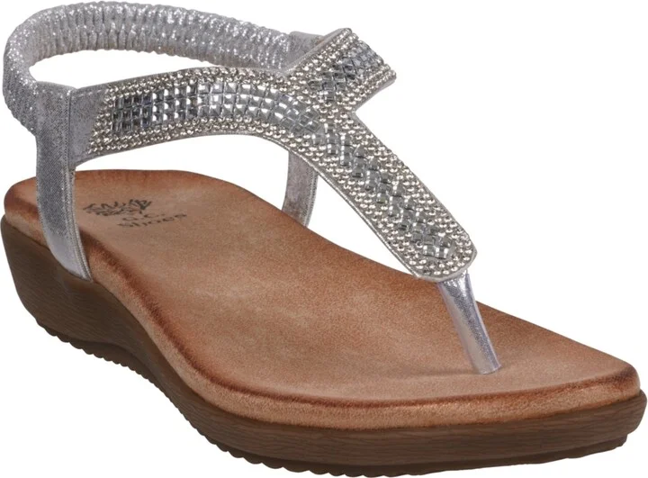 Gc Shoes Women's Lori Embellished Flat Sandals