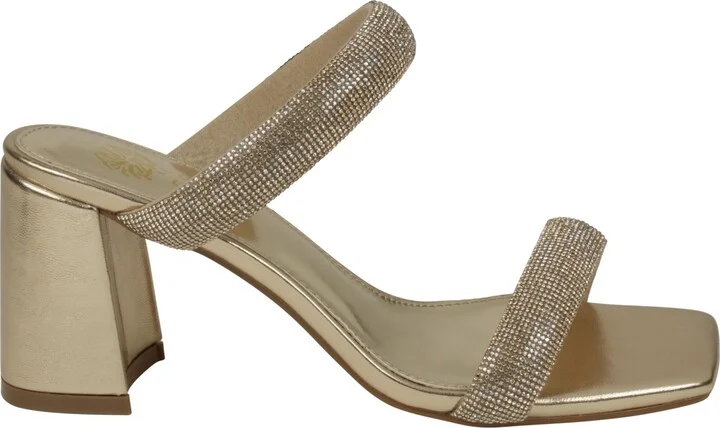 Gc Shoes Women's Luella Embellished Double Band Heeled Sandals - Image 10
