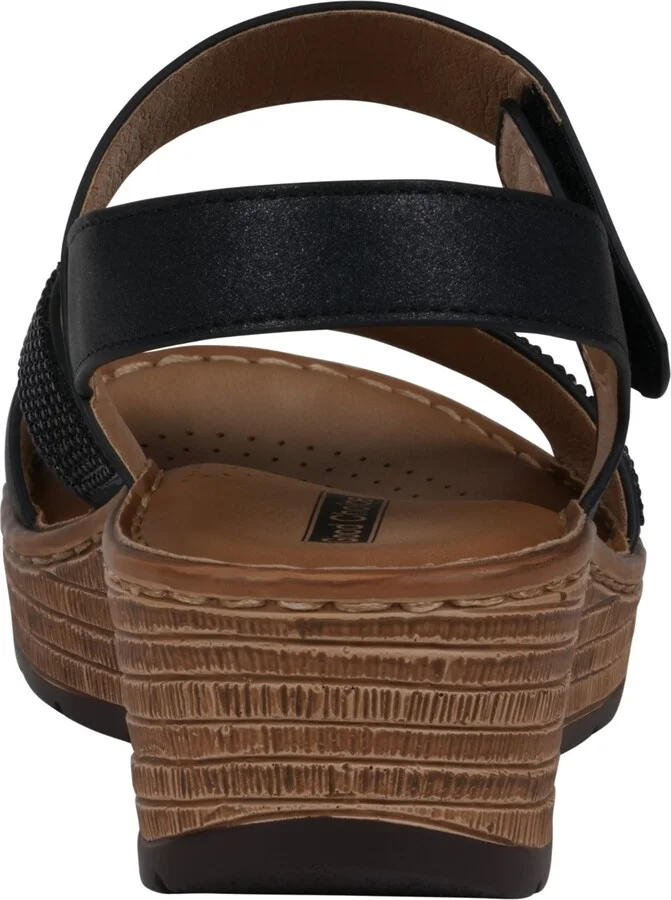 Gc Shoes Women's Lux Embellished Wedge Sandals - Image 3