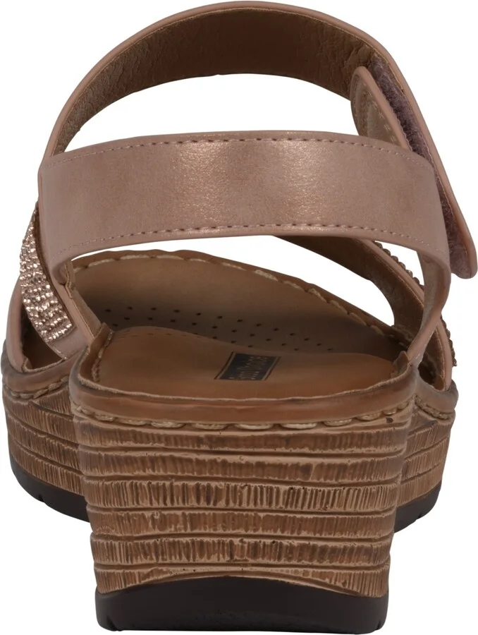 Gc Shoes Women's Lux Embellished Wedge Sandals - Image 11