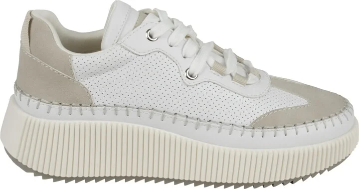 Gc Shoes Women's Madrid Lace Up Sneakers - Beige, White - Image 2