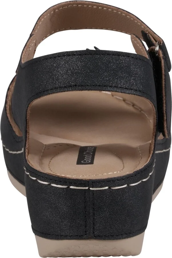 Gc Shoes Women's Maxwell Flower Detail Wedge Sandals - Image 11
