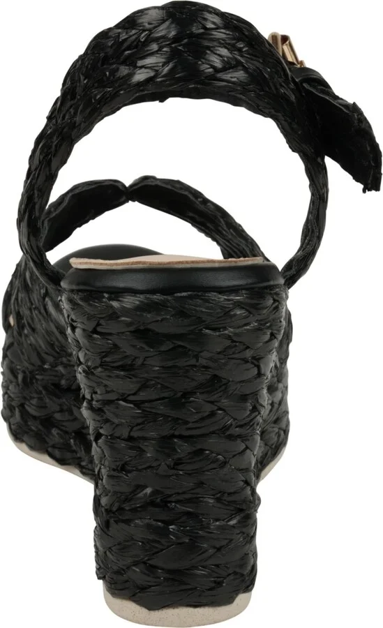 Gc Shoes Women's Maya Raffia Platform Wedge Sandals - Image 7