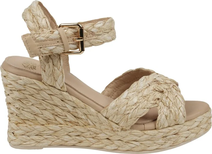 Gc Shoes Women's Maya Raffia Platform Wedge Sandals - Image 10