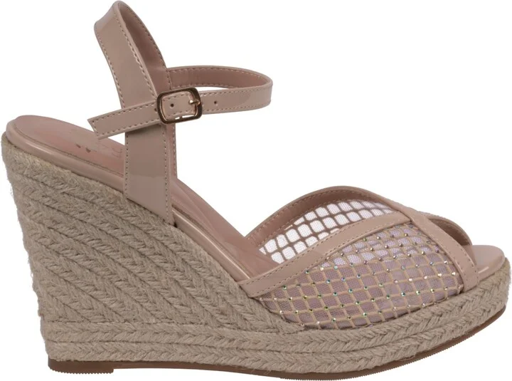 Gc Shoes Women's Mila Embellished Espadrille Wedge Sandals - Image 2