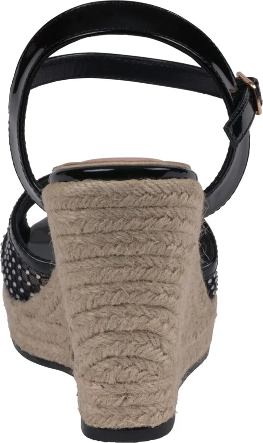 Gc Shoes Women's Mila Embellished Espadrille Wedge Sandals - Image 7