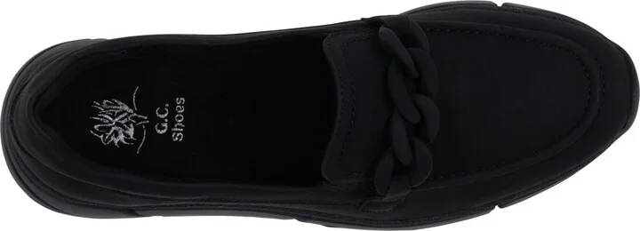 Gc Shoes Women's Molly Chain Hardware Slip On Sneakers - Image 4