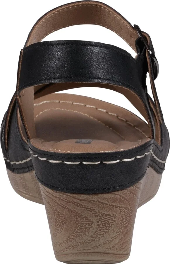 Gc Shoes Women's Monaco Crisscross Wedge Sandals - Image 3