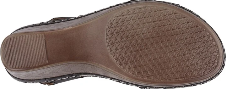 Gc Shoes Women's Monaco Crisscross Wedge Sandals - Image 5