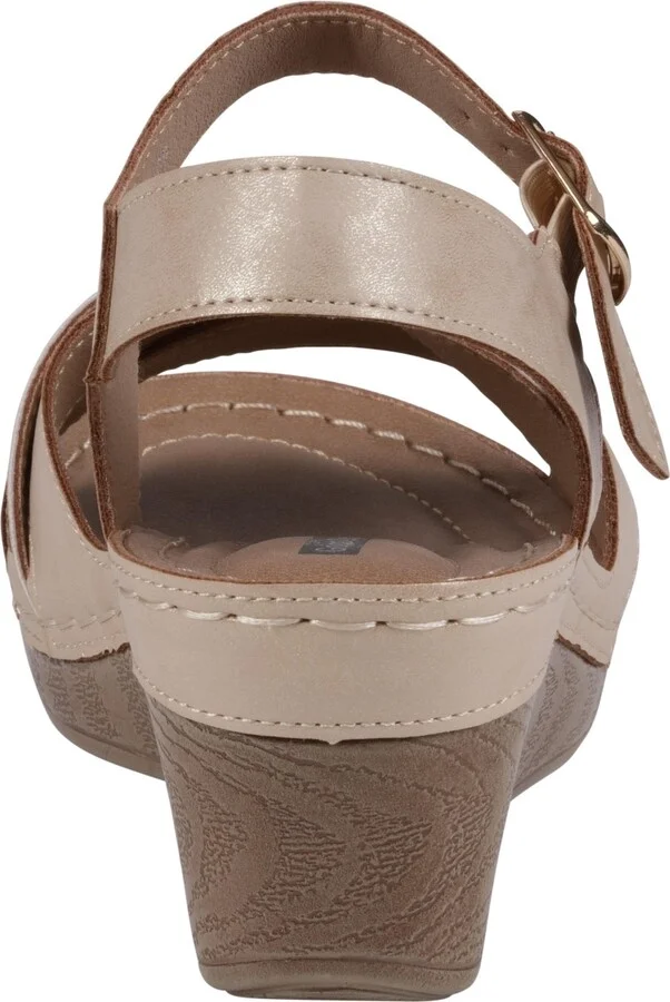 Gc Shoes Women's Monaco Crisscross Wedge Sandals - Image 11