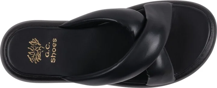 Gc Shoes Women's Nalani Crisscross Slide Flat Sandals - Image 4