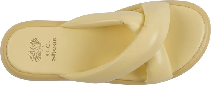 Gc Shoes Women's Nalani Crisscross Slide Flat Sandals - Image 8