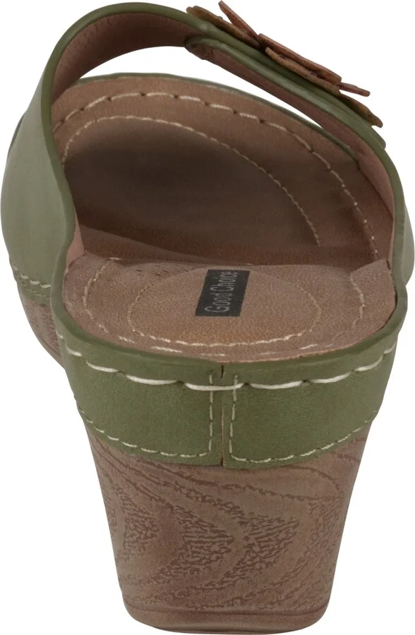 Gc Shoes Women's Naples Flower Wedge Sandals - Image 7