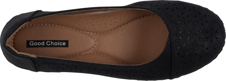 Gc Shoes Women's Nysha Round Toe Laser Cut Flats - Image 4