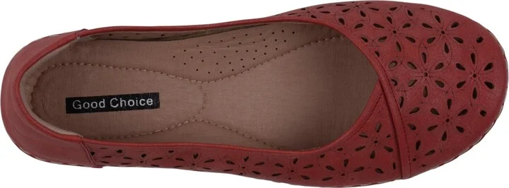 Gc Shoes Women's Nysha Round Toe Laser Cut Flats - Image 8