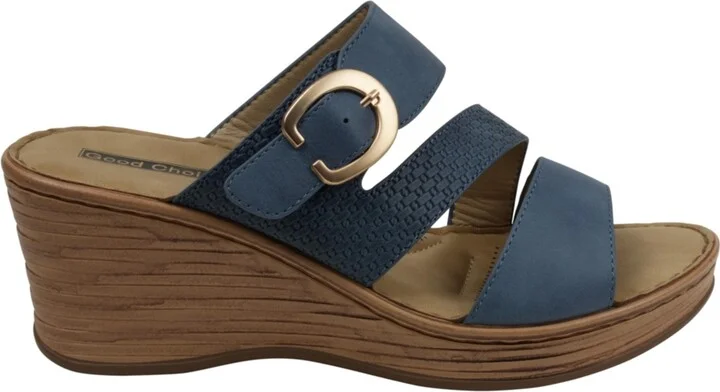 Gc Shoes Women's Odalis Buckle Comfort Wedge Sandals - Image 2