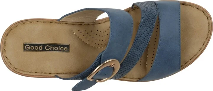 Gc Shoes Women's Odalis Buckle Comfort Wedge Sandals - Image 4