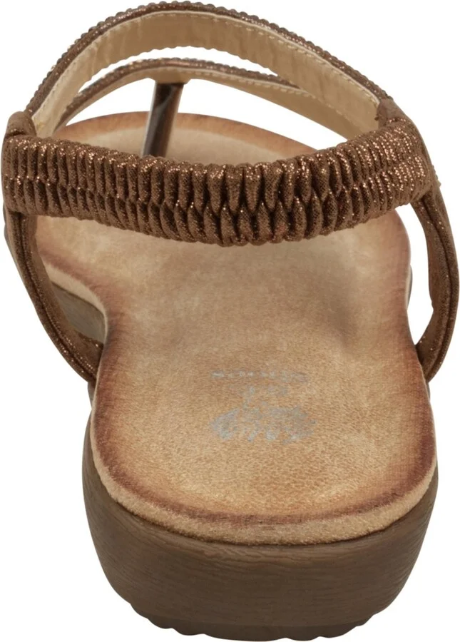 Gc Shoes Women's Reille Jeweled Asymmetrical Flat Sandals - Image 3