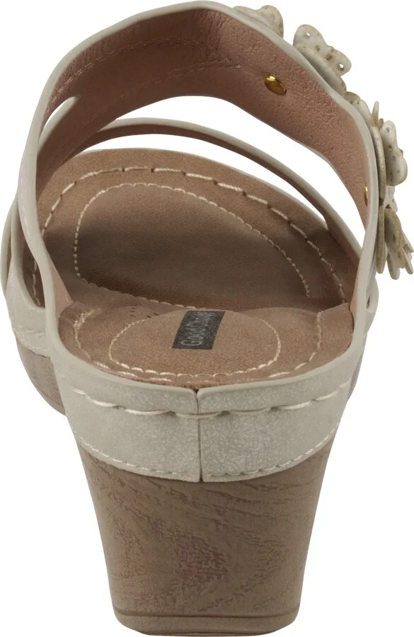 Gc Shoes Women's Rita Flower Wedge Sandals - Image 3