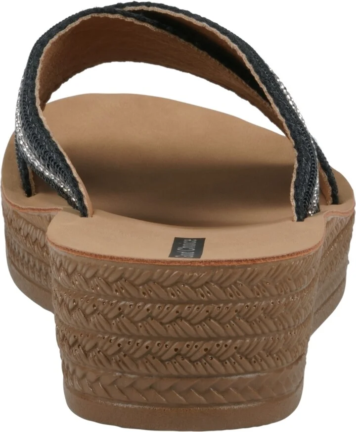 Gc Shoes Women's Robyn Embellished Crisscross Strap Wedge Sandals - Image 3