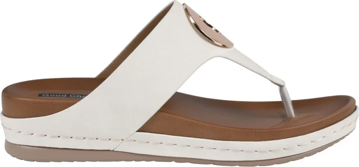 Gc Shoes Women's Seli Thong Wedge Sandals - Image 2