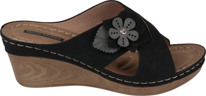 Gc Shoes Women's Selly Flower Wedge Sandals - Image 10