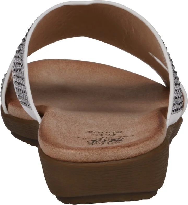 Gc Shoes Women's Sharlene Embellished Cross-Strap Flat Sandals - Image 7