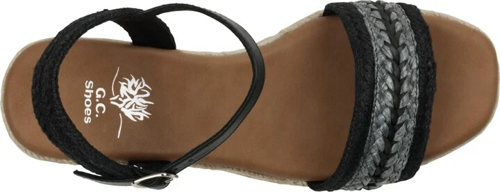 Gc Shoes Women's Solene Slingback Espadrille Wedge Sandals - Image 8