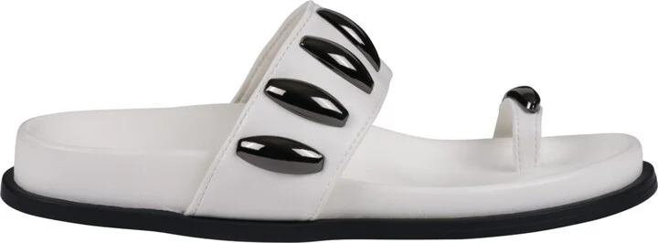 Gc Shoes Women's Sonya Toe Ring Footbed Flat Sandals - Image 2